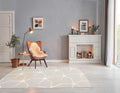 5' x8' Hand Tufted Hand Made 100% Wool Designer Modern & Contemporary  Oriental Area Rug Gray,Ivory Color