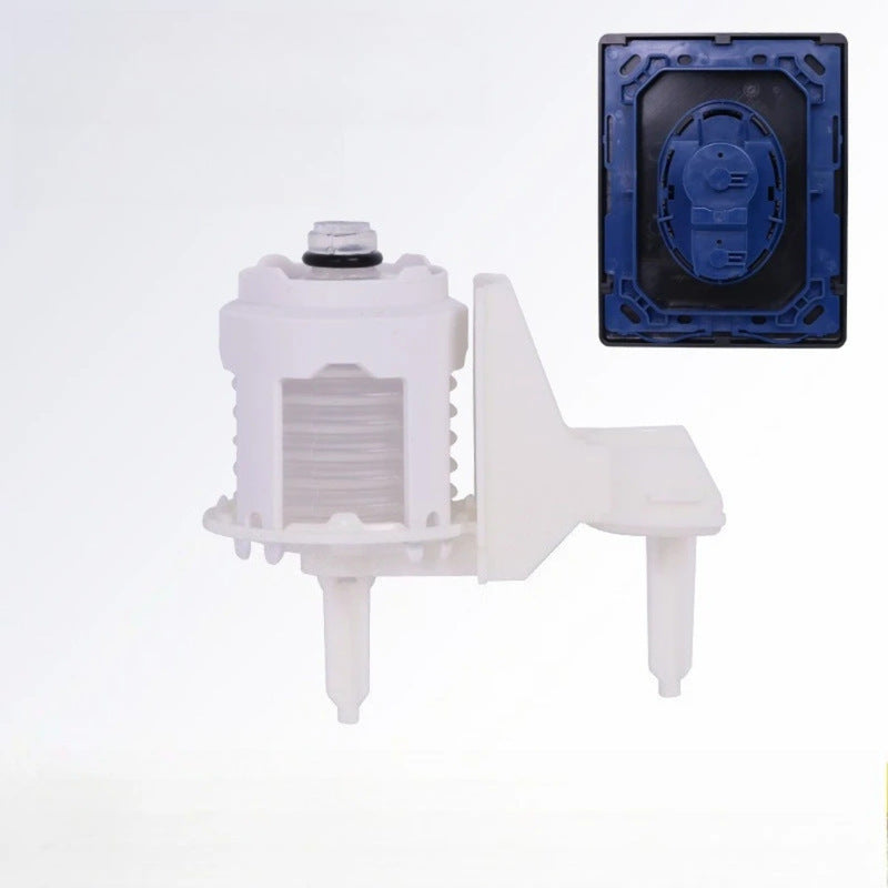 Hidden Cistern Dual-Flush Button Panel – Plastic Concealed Tank Flush Switch & Cover