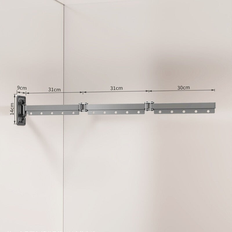 Foldable Shower Curtain Set, Invisible Waterproof Polyester Shower Divider, Retractable for Wet & Dry Zone Separation.