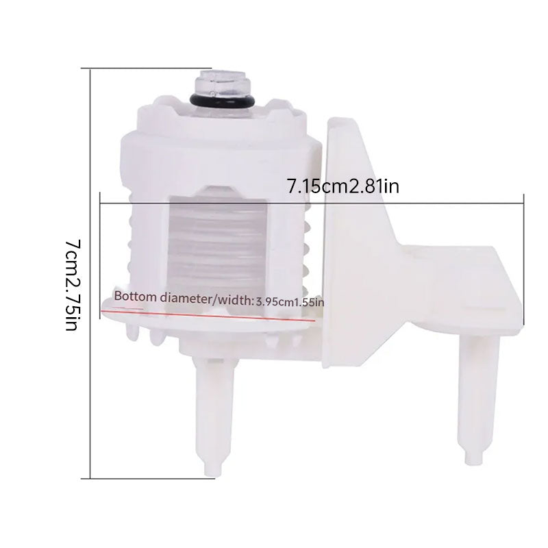 Hidden Cistern Dual-Flush Button Panel – Plastic Concealed Tank Flush Switch & Cover