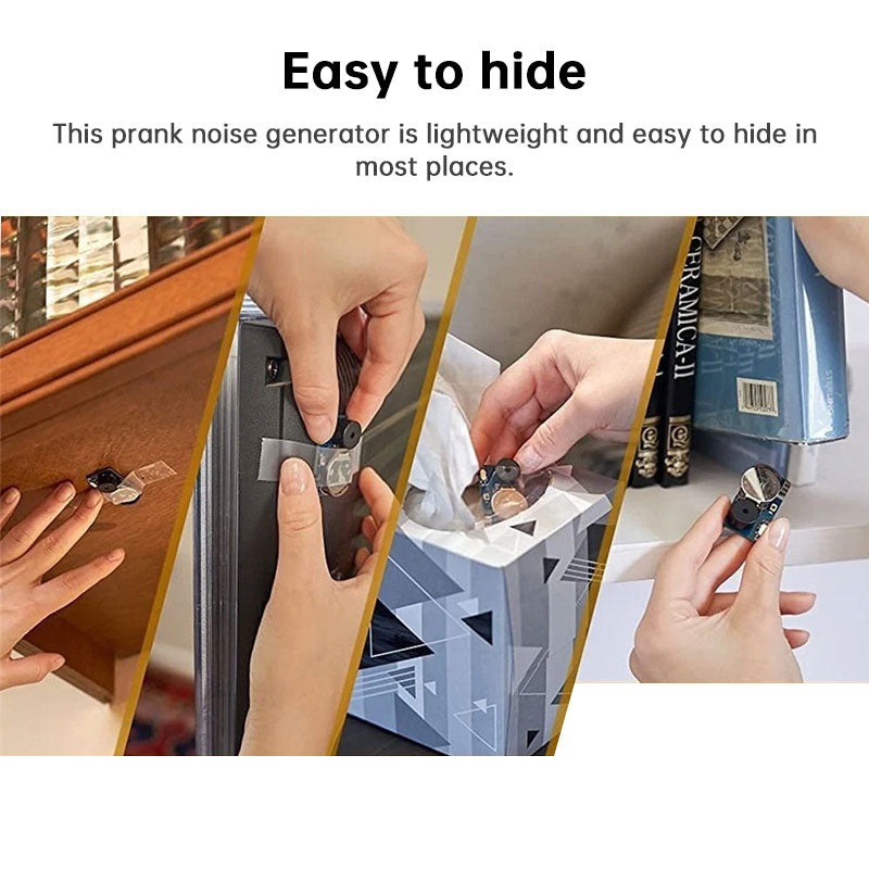 2X Cricket Noise Maker for Pranks, April Fool's Day Annoying Sound Gadget, Blue Buzz PCB Sound Device.