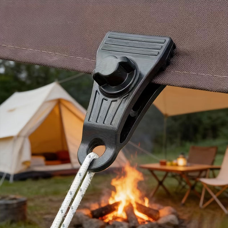 10-Piece Tarp Locking Clips: Waterproof High-Strength Fasteners for Pool Covers, Tent, Awning, and Camping Use