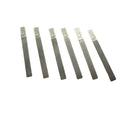 6-Piece Stainless Steel Guitar Fret Files Set,  Fret Dressing Kit for Acoustic/Electric Guitar, Luthier Repair Tools