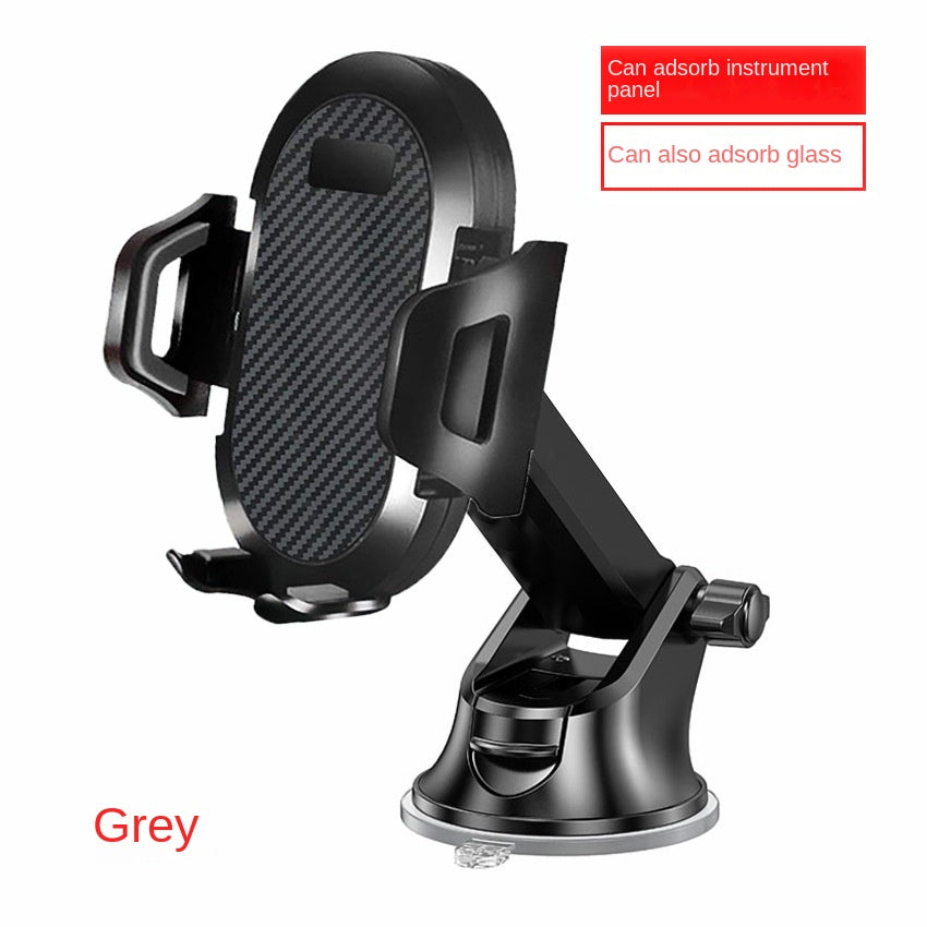 Long Rod Automatic Lock Car Phone Holder Telescopic Suction Cup Mount for Car Air Vent Lazy Live Streaming