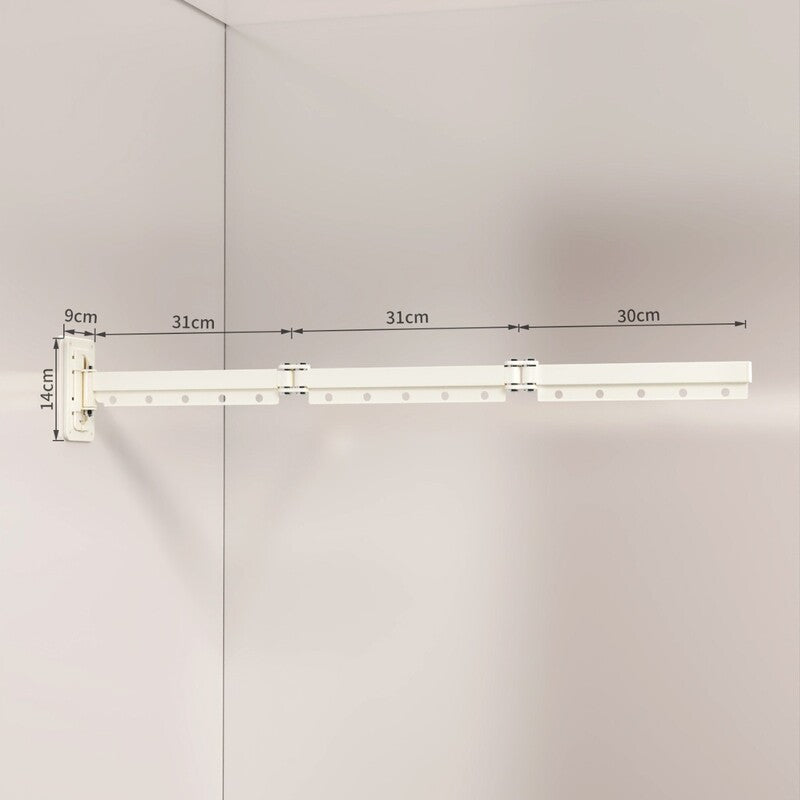 Foldable Shower Curtain Set, Invisible Waterproof Polyester Shower Divider, Retractable for Wet & Dry Zone Separation.