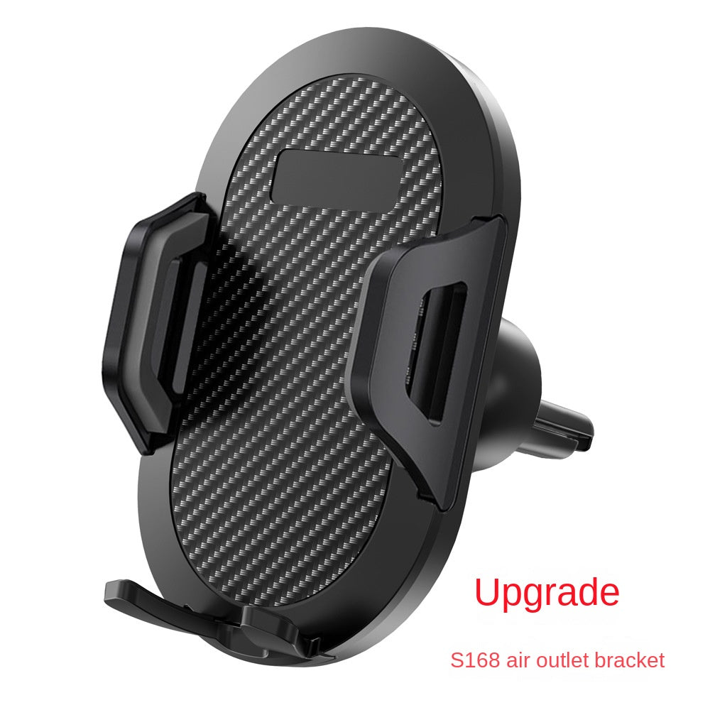 Long Rod Automatic Lock Car Phone Holder Telescopic Suction Cup Mount for Car Air Vent Lazy Live Streaming