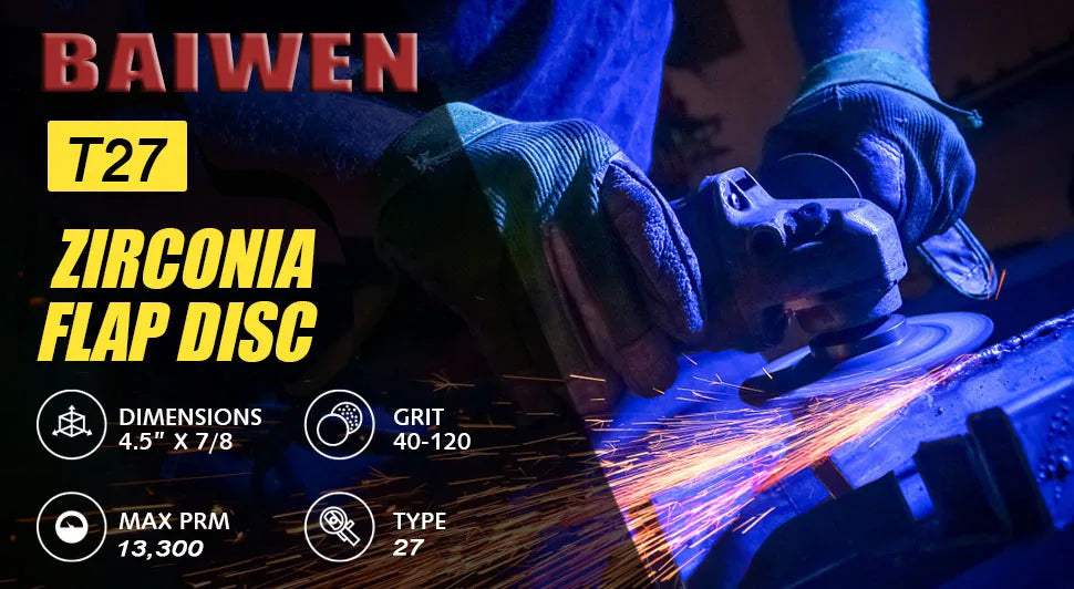 2/5/10pcs Flap Discs 115mm T27 Zirconia Grinding Wheels 40/60/80/120 Grit Professional Flap Discs Sanding For Angle Grinder