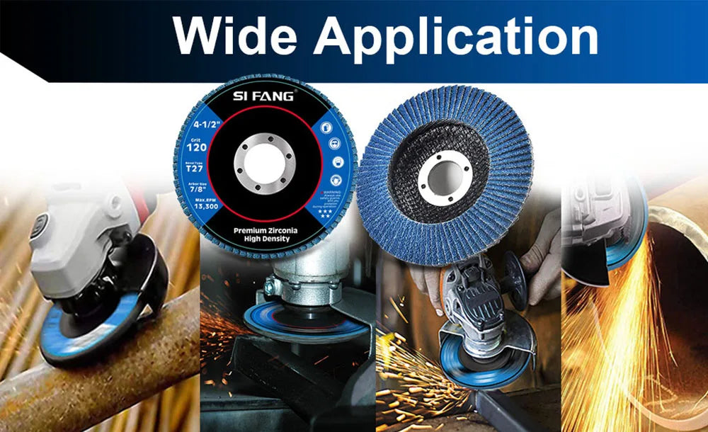 2/5/10pcs Flap Discs 115mm T27 Zirconia Grinding Wheels 40/60/80/120 Grit Professional Flap Discs Sanding For Angle Grinder