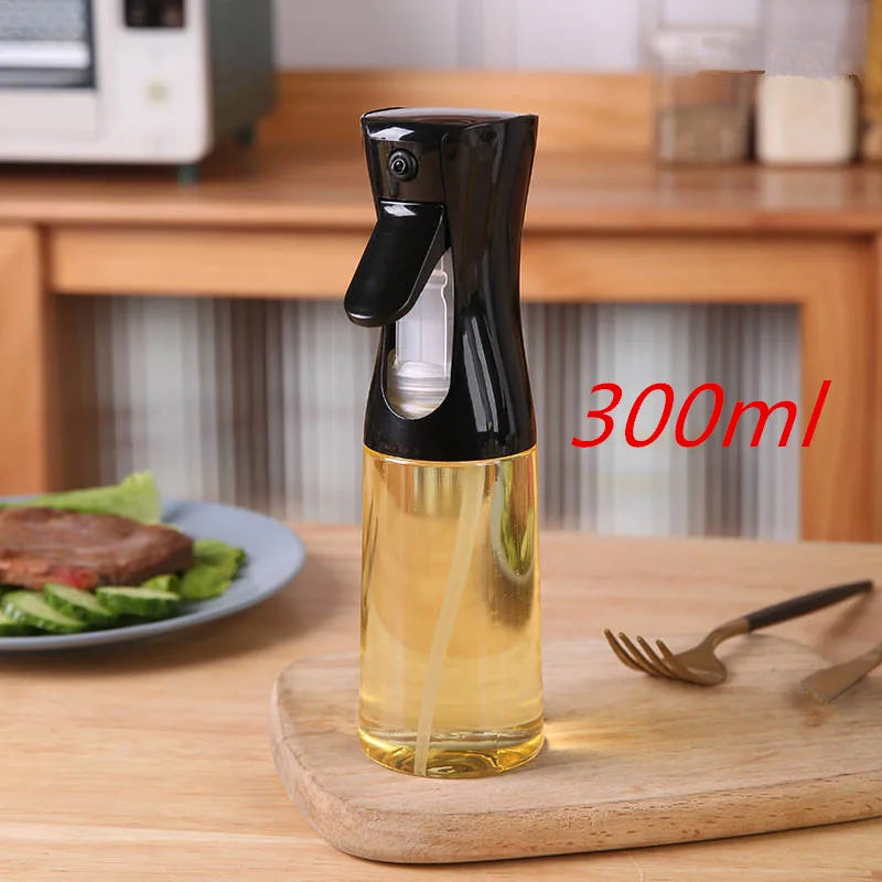 200/300ml Oil Spray Bottle Kitchen BBQ Cooking Olive Oil Dispenser Camping Baking Empty Vinegar Soy Sauce Sprayer Containers