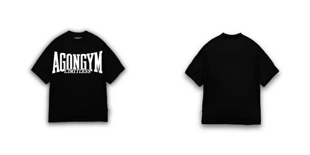 AGONGYM New Fashion Trend Men T-shirt Sports Cotton Short Sleeves Loose Shirts Bodybuilding Fitness Comfortable Slim Fit Tee Top