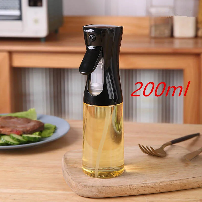 200/300ml Oil Spray Bottle Kitchen BBQ Cooking Olive Oil Dispenser Camping Baking Empty Vinegar Soy Sauce Sprayer Containers