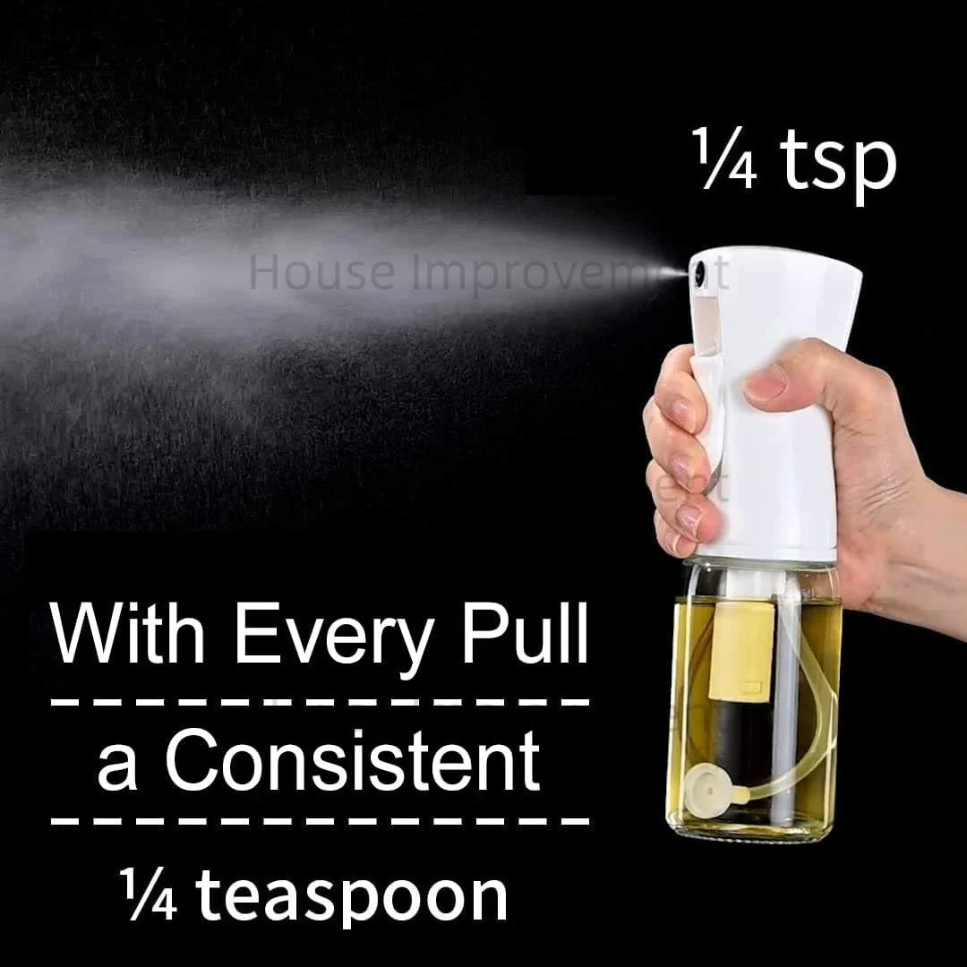 Kitchen Oil Spray Bottle Cooking Olive Oil Sprayer 200/300/500ML Pneumatic Spray Bottle Fitness Barbecue Spray Oil Dispenser