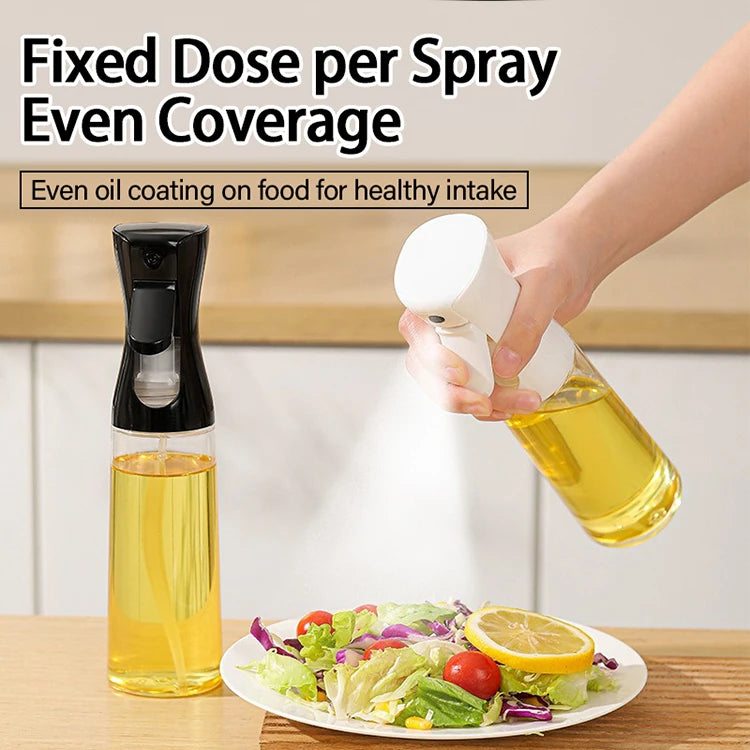 200/300/500ml Plastic Oil Spray Bottle Food Grade Oil Spray for Cooking BBQ Air Fryer Kitchen Oil Spray Bottle Kitchen YH001