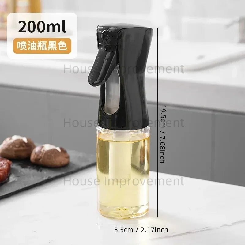 Kitchen Oil Spray Bottle Cooking Olive Oil Sprayer 200/300/500ML Pneumatic Spray Bottle Fitness Barbecue Spray Oil Dispenser