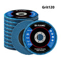 2/5/10pcs Flap Discs 115mm T27 Zirconia Grinding Wheels 40/60/80/120 Grit Professional Flap Discs Sanding For Angle Grinder
