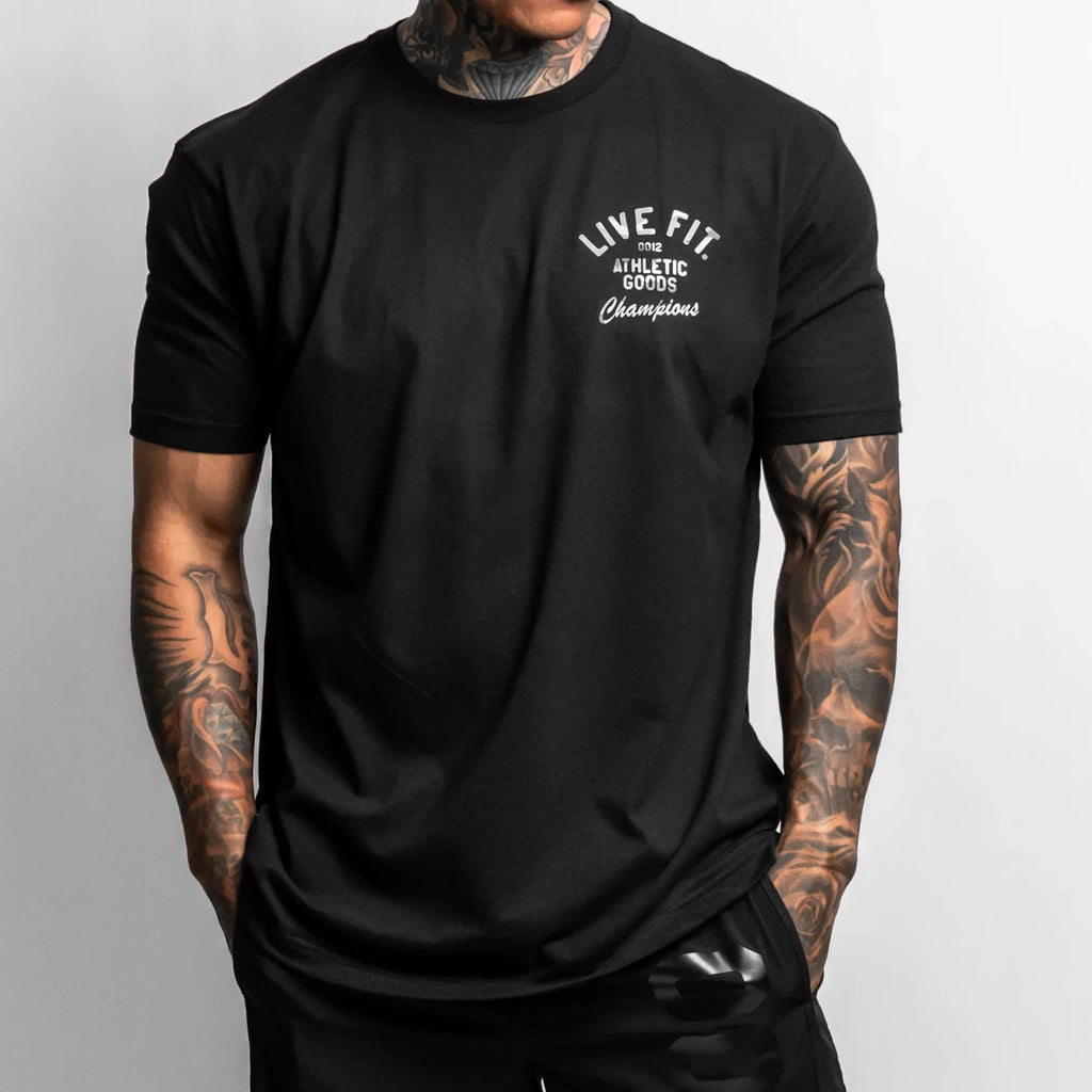 Gym Bodybuilding Muscle Casual O-neck T-shirts Men Fitness Sport Short-sleeved Clothing Summer Breathable Slim Fit Cotton Shirts