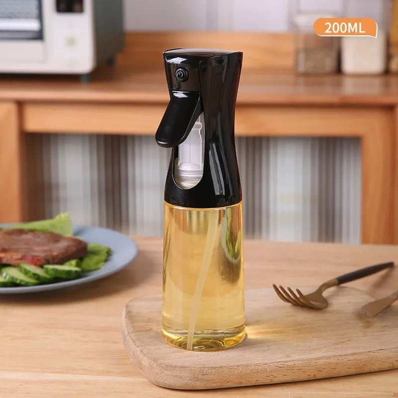 200/300/500ml Plastic Oil Spray Bottle Food Grade Oil Spray for Cooking BBQ Air Fryer Kitchen Oil Spray Bottle Kitchen YH001