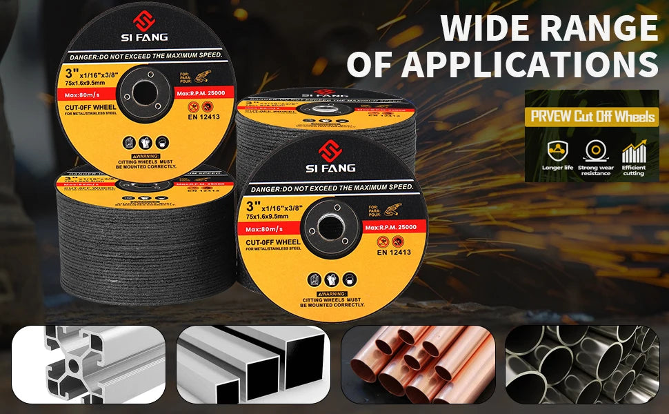 3 Inch Resin Circular Saw Blade Grinding Wheel 76mm Cutting Discs for Angle Grinder Wood Metal Sanding Cutting Tools Attachment