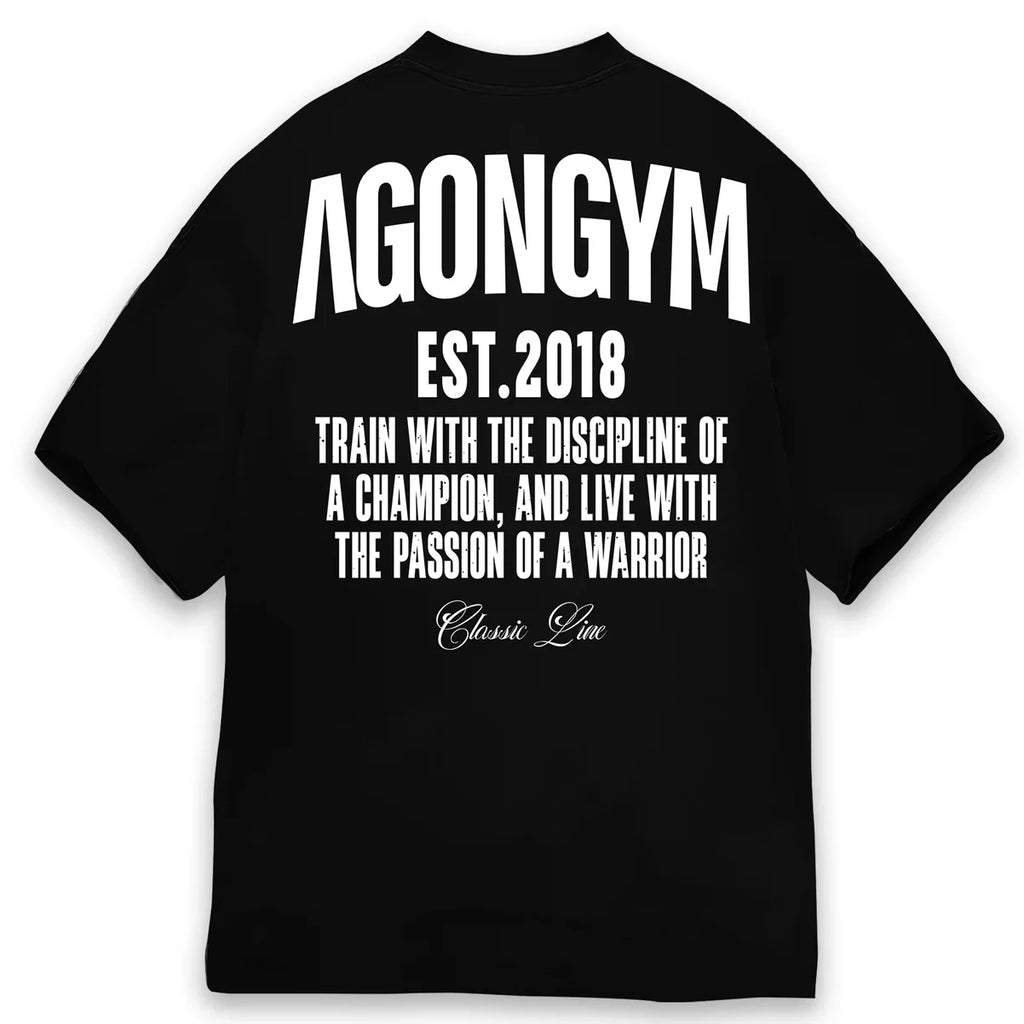 AGONGYM New Fashion Trend Men T-shirt Sports Cotton Short Sleeves Loose Shirts Bodybuilding Fitness Comfortable Slim Fit Tee Top