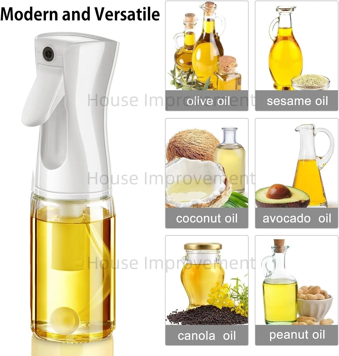 Kitchen Oil Spray Bottle Cooking Olive Oil Sprayer 200/300/500ML Pneumatic Spray Bottle Fitness Barbecue Spray Oil Dispenser