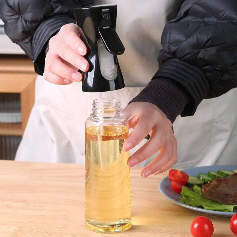 200/300ml Oil Spray Bottle Kitchen BBQ Cooking Olive Oil Dispenser Camping Baking Empty Vinegar Soy Sauce Sprayer Containers