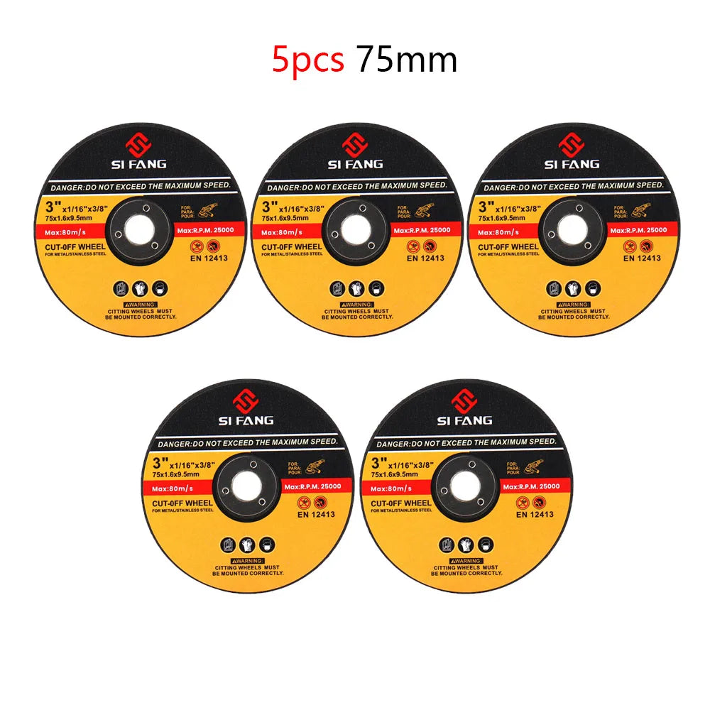 3 Inch Resin Circular Saw Blade Grinding Wheel 76mm Cutting Discs for Angle Grinder Wood Metal Sanding Cutting Tools Attachment