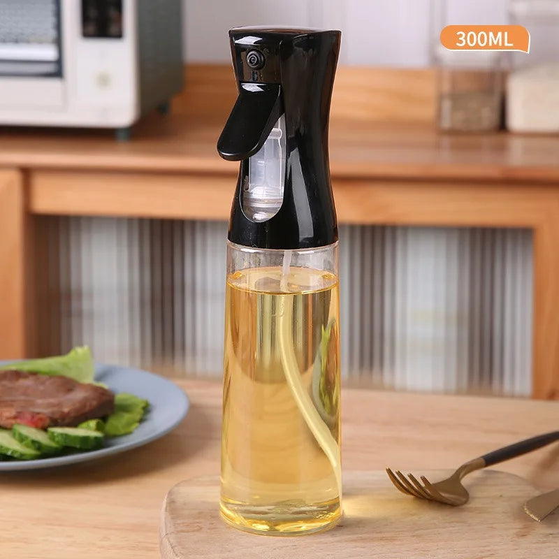 200/300/500ml Plastic Oil Spray Bottle Food Grade Oil Spray for Cooking BBQ Air Fryer Kitchen Oil Spray Bottle Kitchen YH001