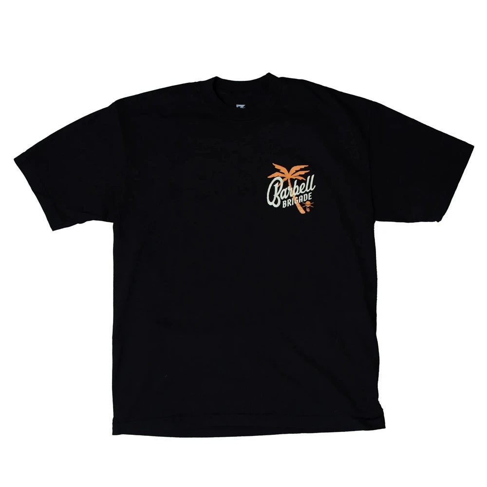 Clearance Sale BARBELL Men Running Sport Cotton T-shirt Gym Fitness Skull Print Shirt Summer Jogging Training Tee Tops